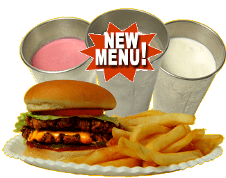 Burger, Fries and Milkshakes